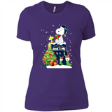 SEATTLE SEAHAWKS SNOOPY & WOODSTOCK CHRISTMAS