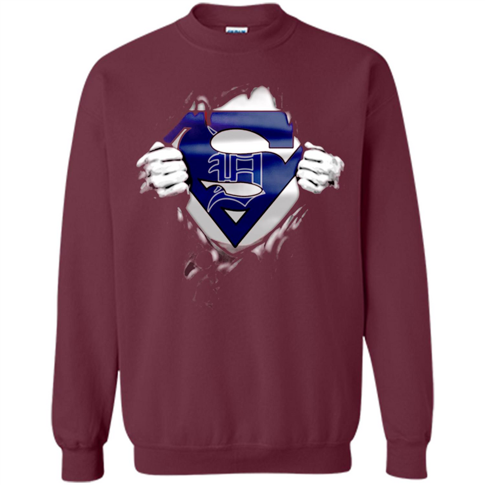 Detroit Tigers And Superman Fans - Sweatshirt