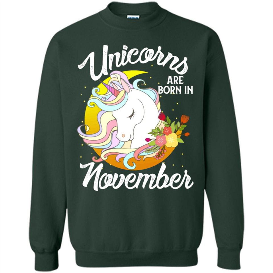 Unicorns Are Born In November Magical Rainbow
