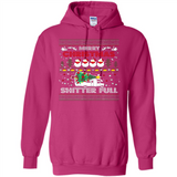 Merry Christmas Shitter Full Christmas Tree Snowman Sweater PINGPONG - Hoodie