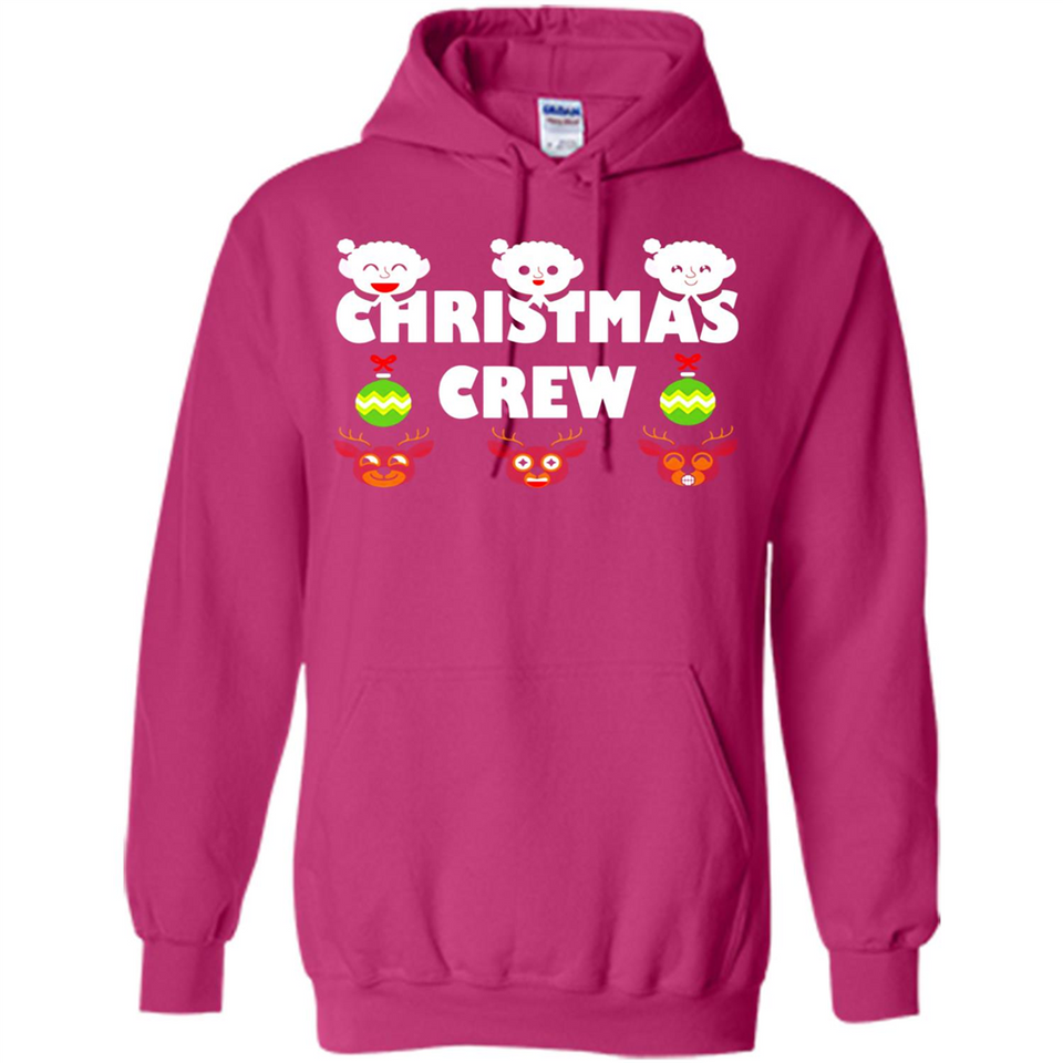 Christmas Crew Gifts Santa Elves Reindeer - Hoodie