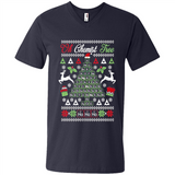 Chemist Tree Shirt Oh Chemistry Tree Ugly Christmas - Men's V-Neck