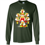 Tea Christmas Tree T-shirt Funny Tea Xmas Gift