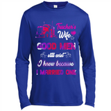 Trucker’s Wife Good Men Still Exist I Know Because I Married One - Canvas Long Sleeve T-Shirt