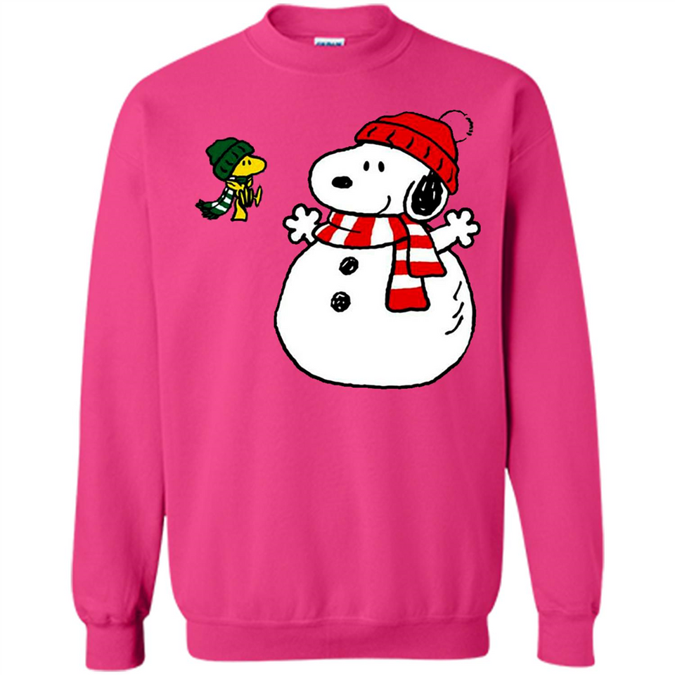 Snoopy Snowman Christmas