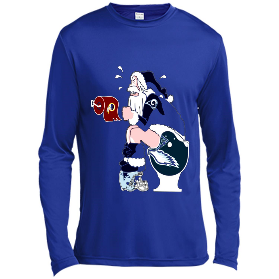 Los Angeles Rams Toilet Santa Claus PINGPONG