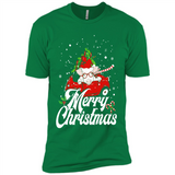 Merry Christmas Pig s - Premium Short Sleeve T-Shirt