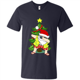Dabbing Santa Christmas In July - Men's V-Neck