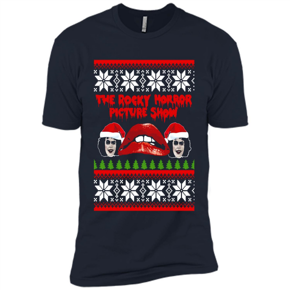 The Rocky Horror Picture Show Christmas sweater - Premium Short Sleeve T-Shirt