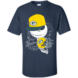 Jack Skellington The Nightmare Before Christmas-Packers Football - Shirt