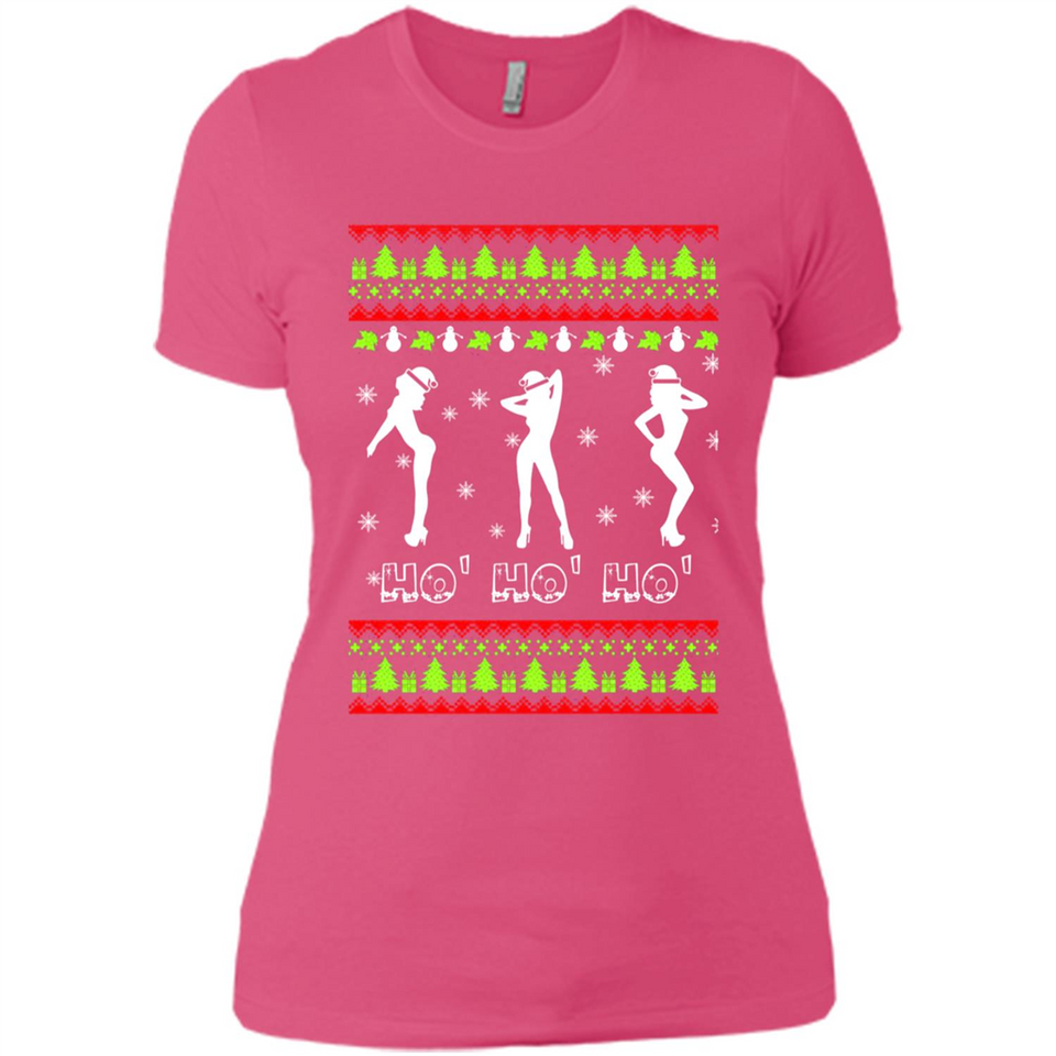 Ho Ho Ho Santa's Helpers Christmas - Ladies' Boyfriend T-Shirt