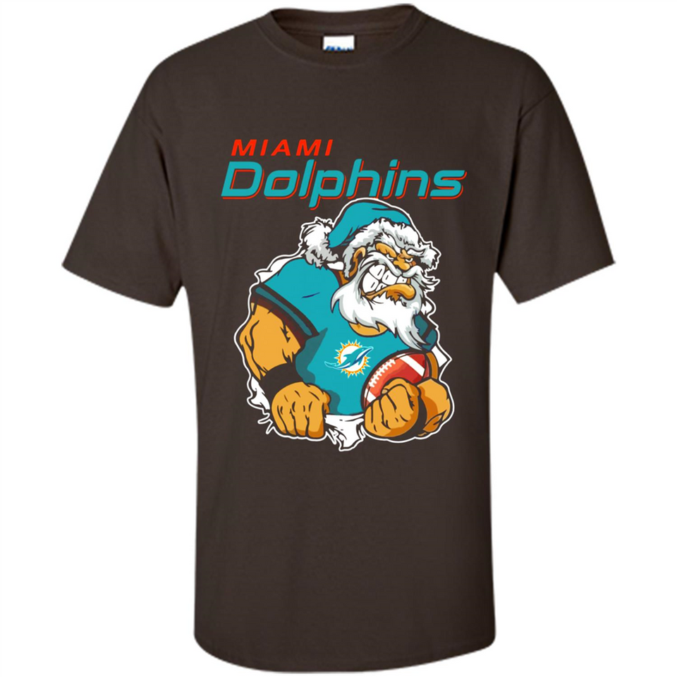 Grumpy Santa Claus Miami Dolphins Football Team PINGPONG