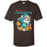 Grumpy Santa Claus Miami Dolphins Football Team PINGPONG