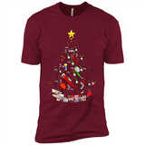 Merry And Bright Plumber Christmas Tree Shirt PINGPONG - Premium Short Sleeve T-Shirt