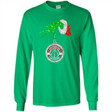 Funny Washington Wizards Glitter Grinch Monogram Ornament Christmas - Long Sleeve T-Shirt