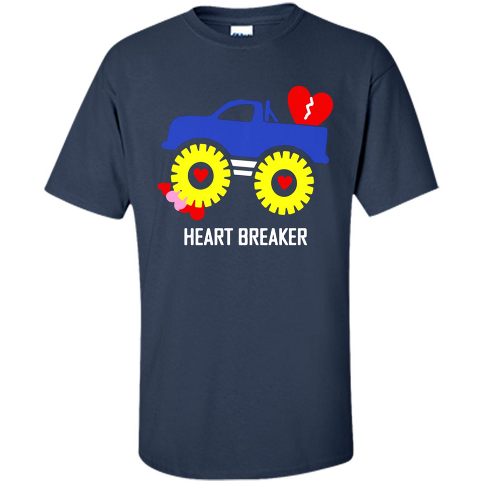 HEART BREAKER BLUE MONSTER TRUCK VALENTINE'S DAY
