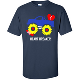 HEART BREAKER BLUE MONSTER TRUCK VALENTINE'S DAY