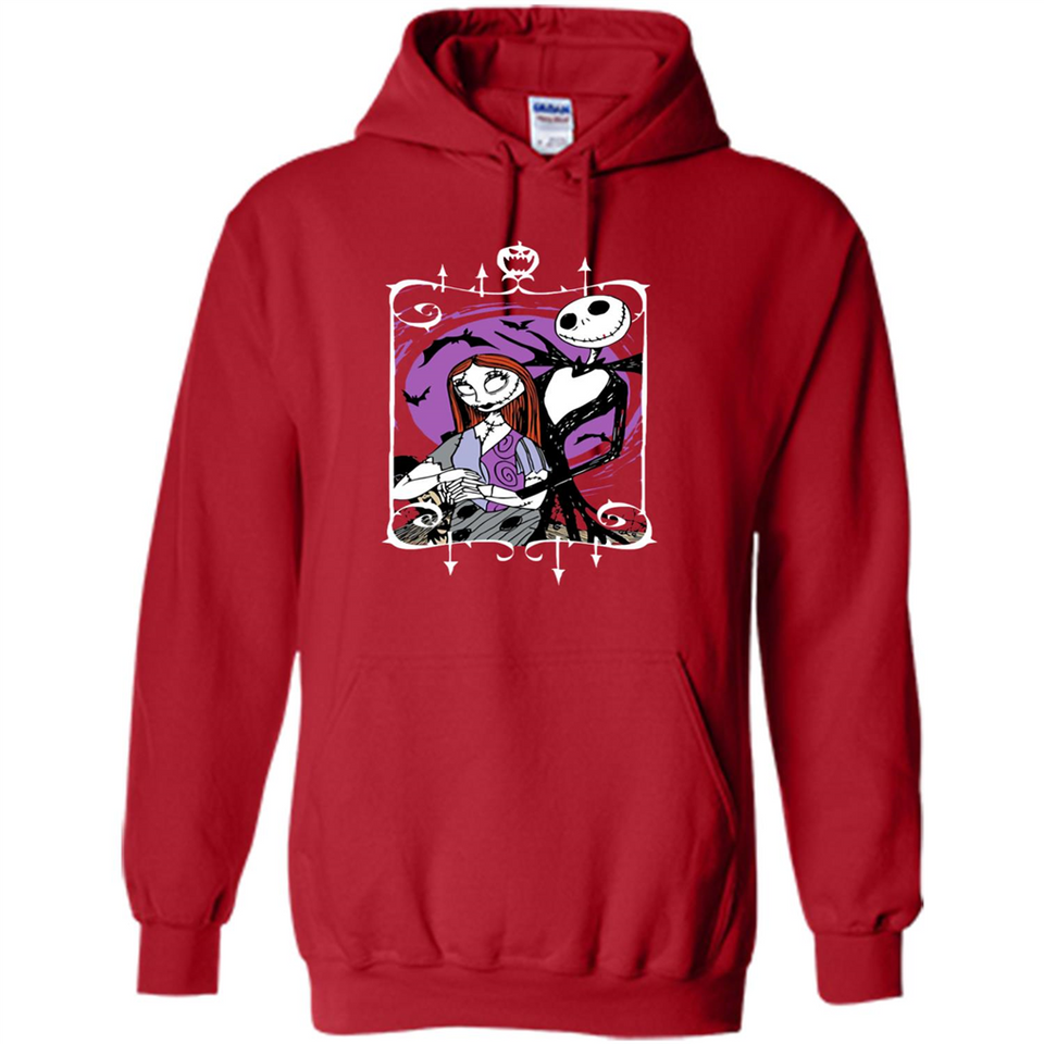 Disney Nightmare Before Christmas Jack And Sally T-Shirt - Hoodie
