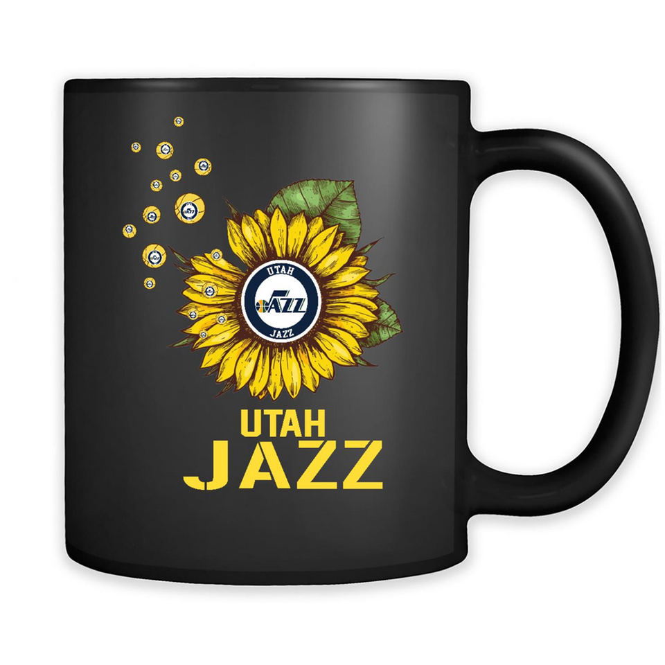 Utah Jazz Basketball Sunflower