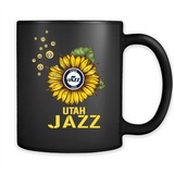 Utah Jazz Basketball Sunflower