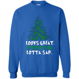 Looks Great Little Full Lotta Sap Funny Christmas Mug PINGPONG - Sweatshirt