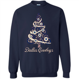 Dallas Cowboys NFL Football Team Logo Christmas Tree T-Shirt - Sweatshirt