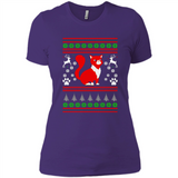Christmas Ugly Sweater CUTE CATS UGLY CHRISTMAS SWEATERS - Ladies' Boyfriend T-Shirt