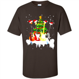 Santa Hat Electric Guitar Classical Guitar Christmas shirt Ladies' Boyfriend