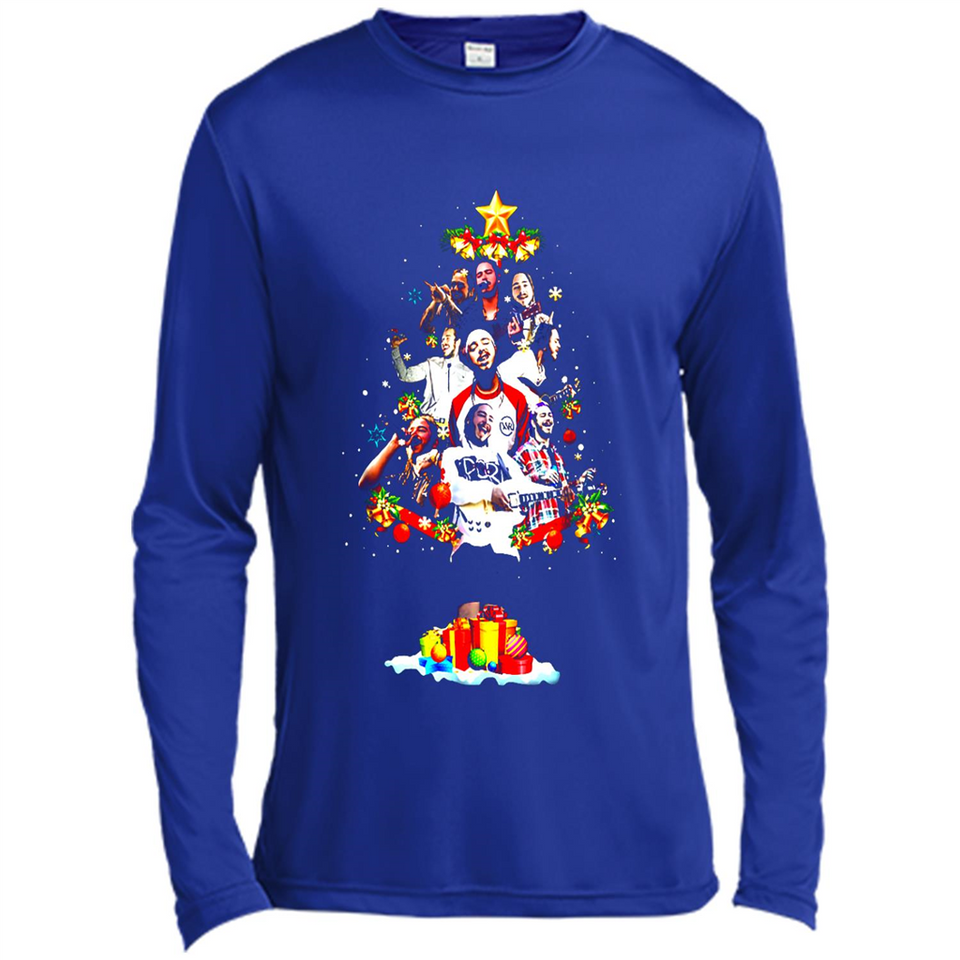 Christmas Post Noel Malone Tree shirt Gift For Christmas - Canvas Long Sleeve T-Shirt