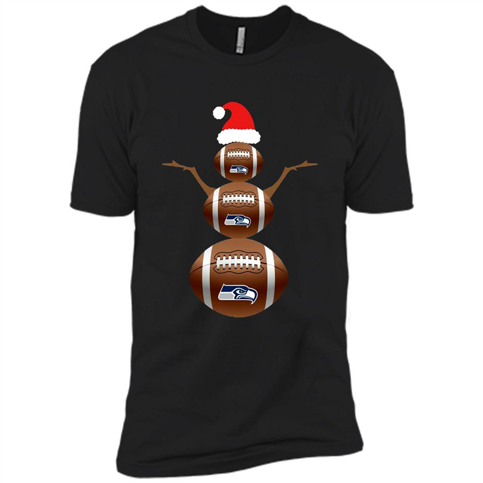 Seattle Seahawks NFL Dabbing Snowman Xmas