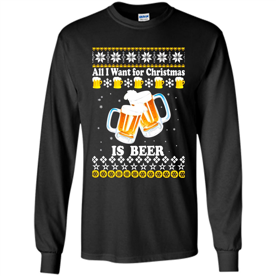 All I want for Christmas is Beer Sweater PINGPONG