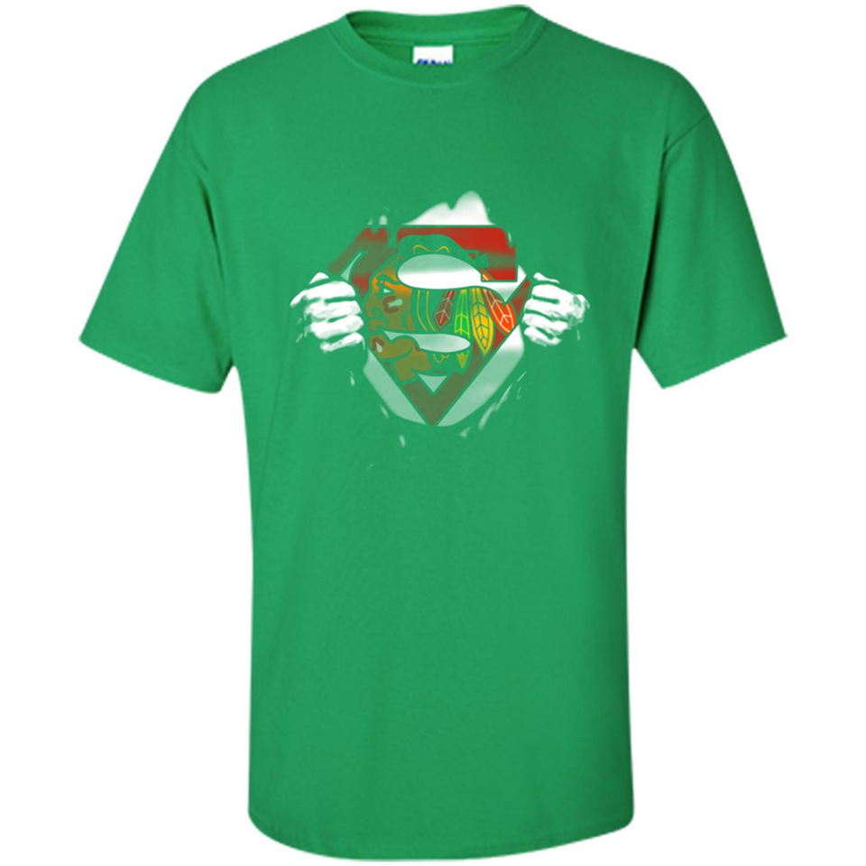 Chicago Blackhawks And Superman Fans - Shirt