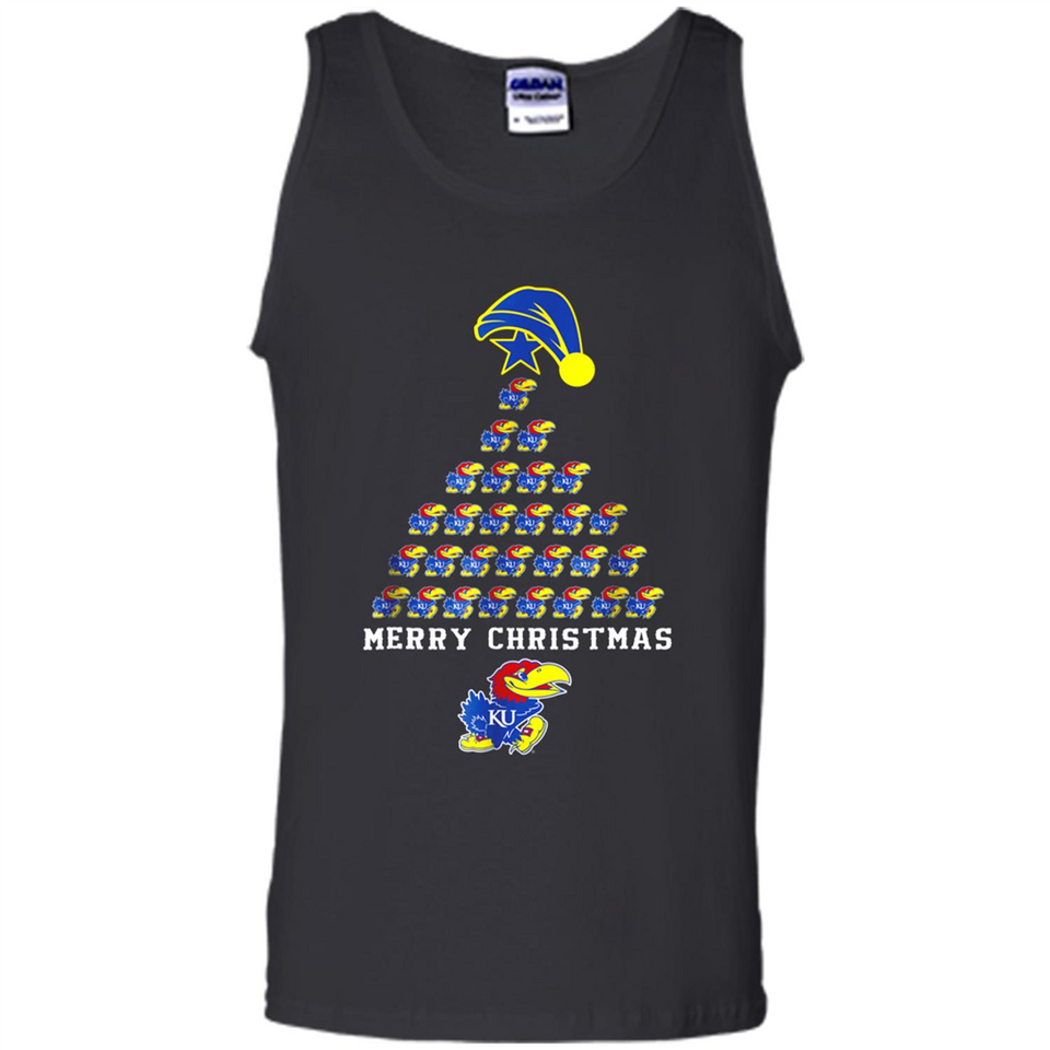 Perfect Kansas Jayhawks Christmas Tree PINGPONG