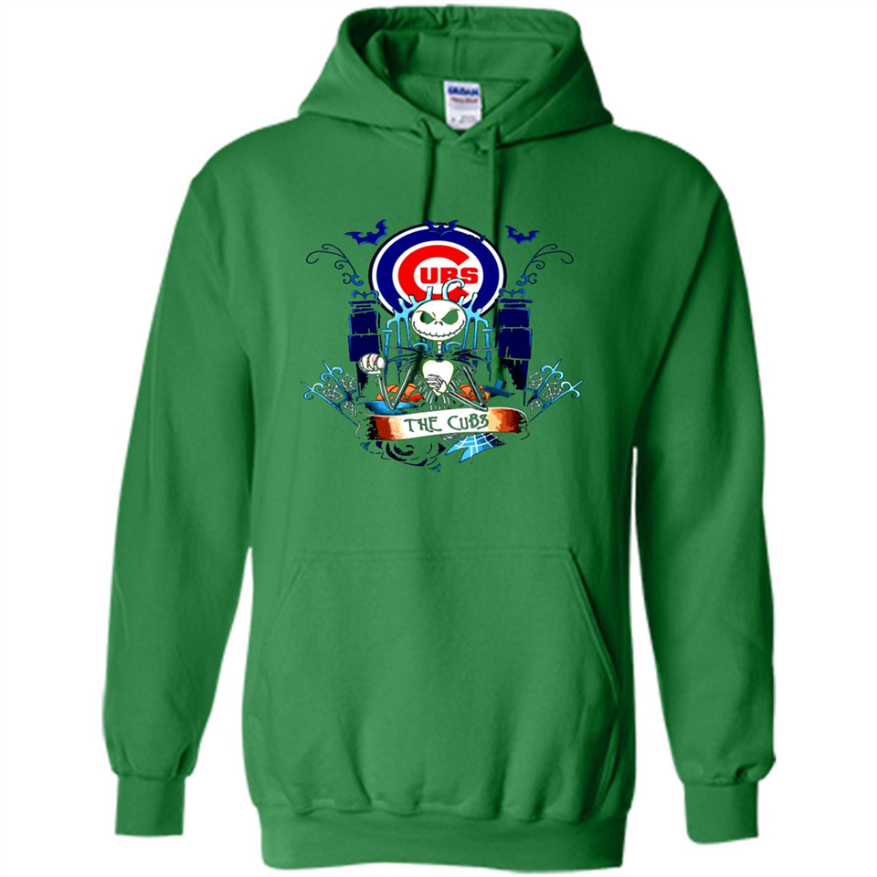 Chicago Cubs Halloween The Nightmare Before Christmas - Hoodie