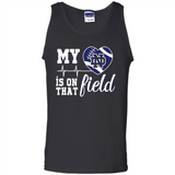 Notre Dame Fighting Irish Football My Heart is on that Field - Tank Top