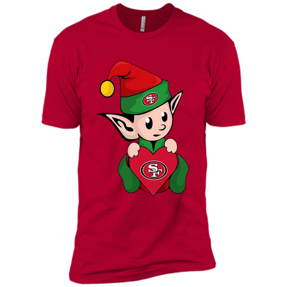 San Francisco 49ers ELF Elves Grinch Santa Claus