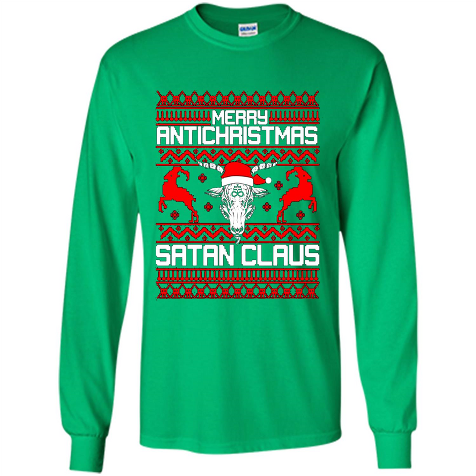 Merry Antichristmas Satan Claus Sweatshirt PINGPONG