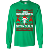 Merry Antichristmas Satan Claus Sweatshirt PINGPONG