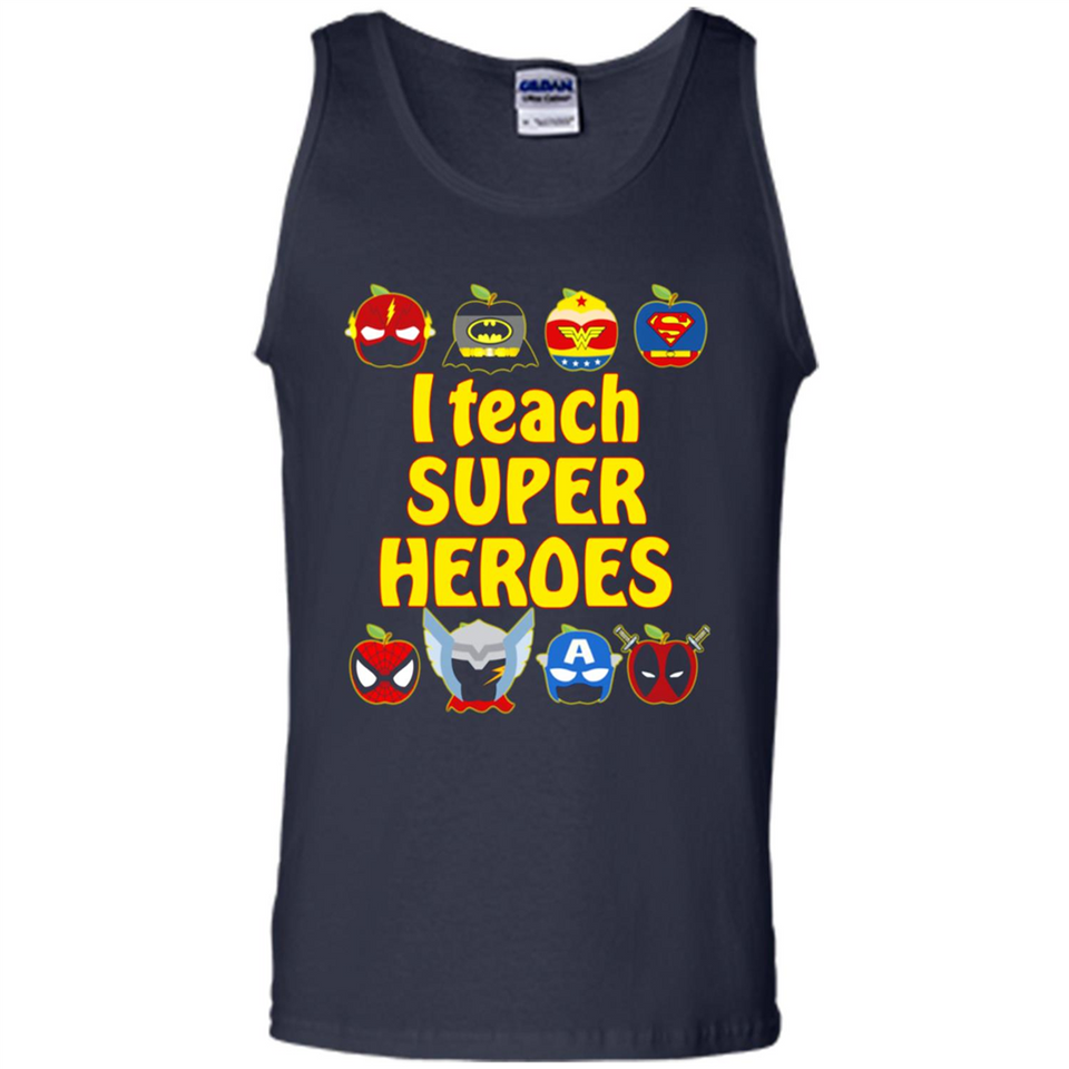 I Teach Super Heroes Funny Marvel - Tank Top