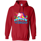 Unicorns are born in Virgo Birthday Rainbow Gift Ladies Custom