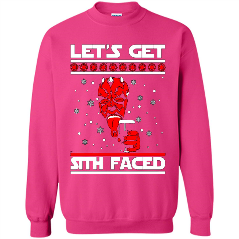 Let’s get sith faced Christmas sweatshirt PINGPONG