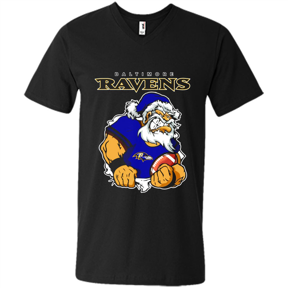 Grumpy Santa Claus Baltimore Ravens Football Team PINGPONG