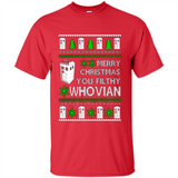 Merry Christmas You Filthy Whovian ugly sweater PINGPONG