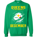 Queens Are Born In December - Pittsburgh Steelers Football - Sweatshirt