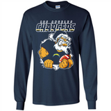 Grumpy Santa Claus Los Angeles Chargers Football Team PINGPONG