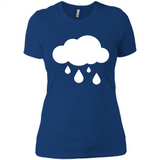 Rain Graphic Funny Black mugs PINGPONG - Ladies' Boyfriend T-Shirt
