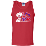 Snoopy loves NBA Cleveland Cavaliers - Tank Top