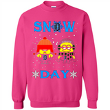 Snow Day Shirt For Detroit Tigers Vs Minion Fans pingpong