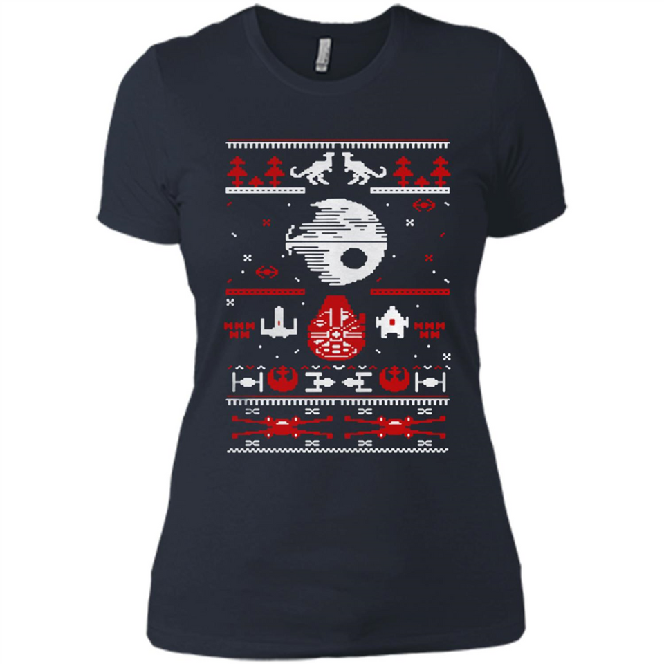 Star Wars Ugly Christmas Sweater - Ladies' Boyfriend T-Shirt