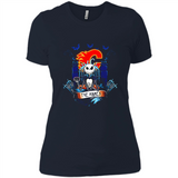 Calgary Flames Halloween The Nightmare Before Christmas - Ladies' Boyfriend T-Shirt